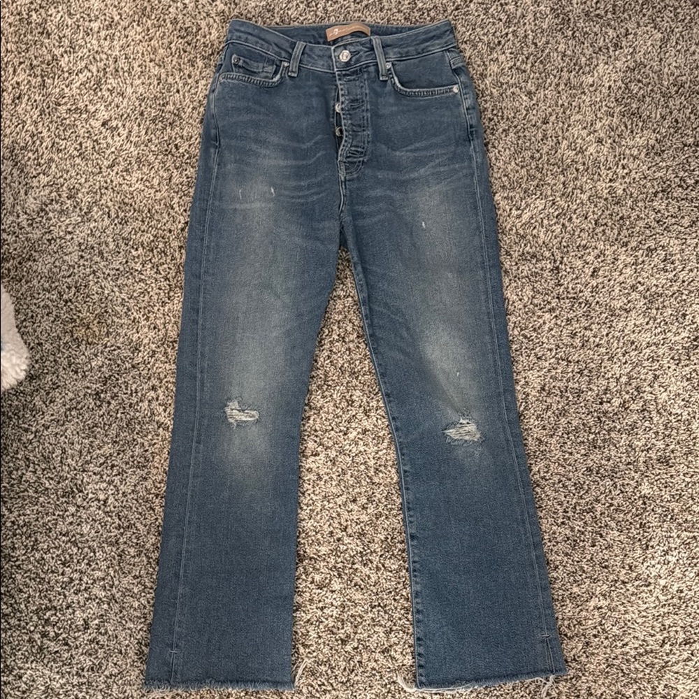 7 For All Mankind Luxe Vintage Blue Jeans